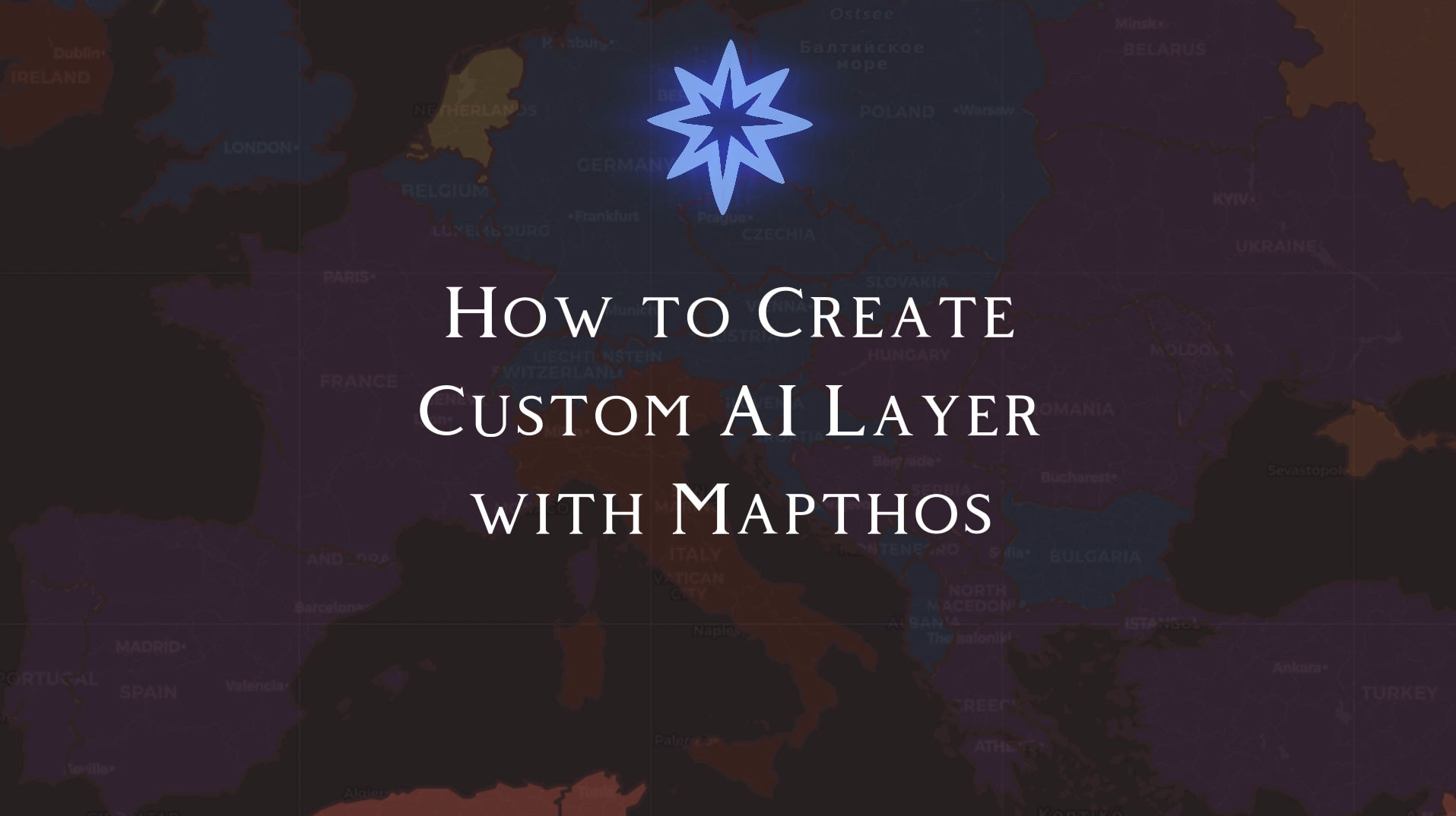 AI-powered custom layer creation in Mapthos