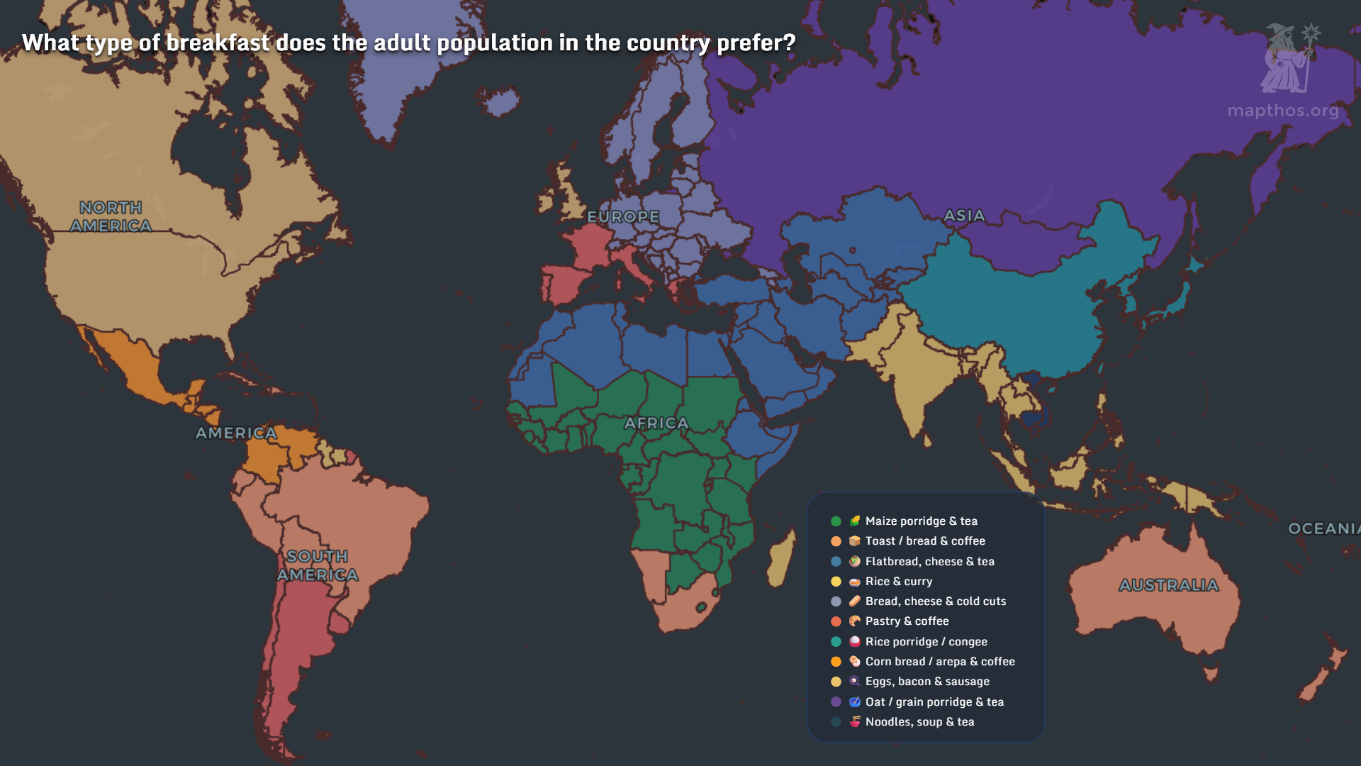 World Food Globalization Map 2025