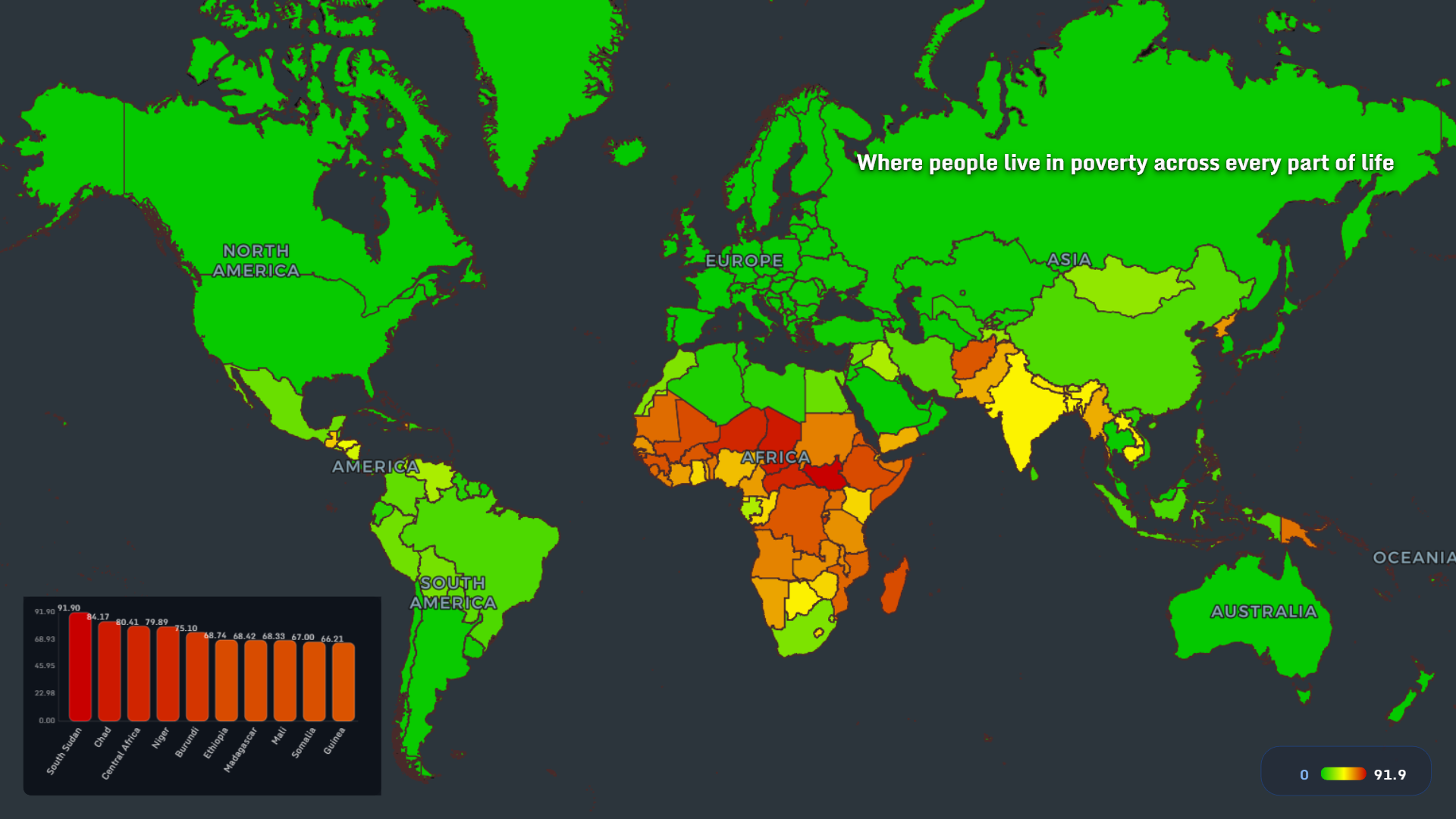 Map showing where people live in poverty across every part of life