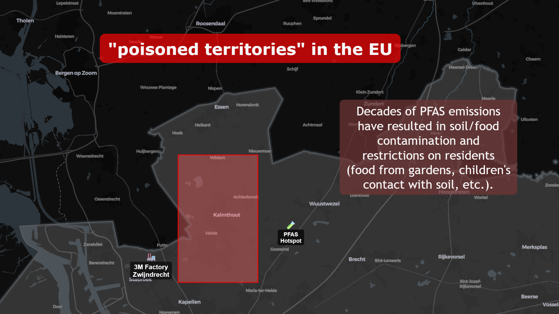 3M Zwijndrecht PFAS hotspot Belgium