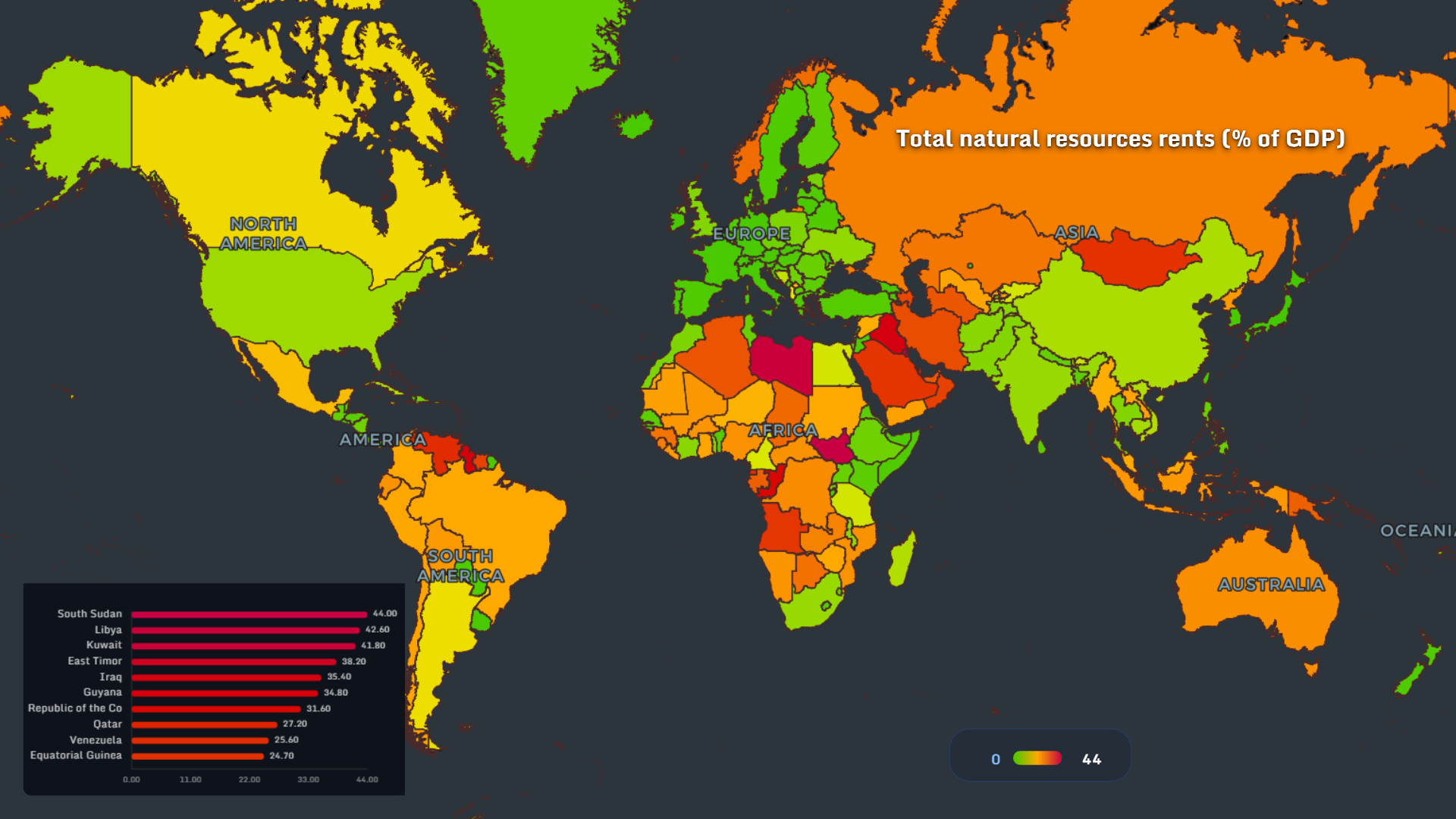 Global natural resources maps 2026